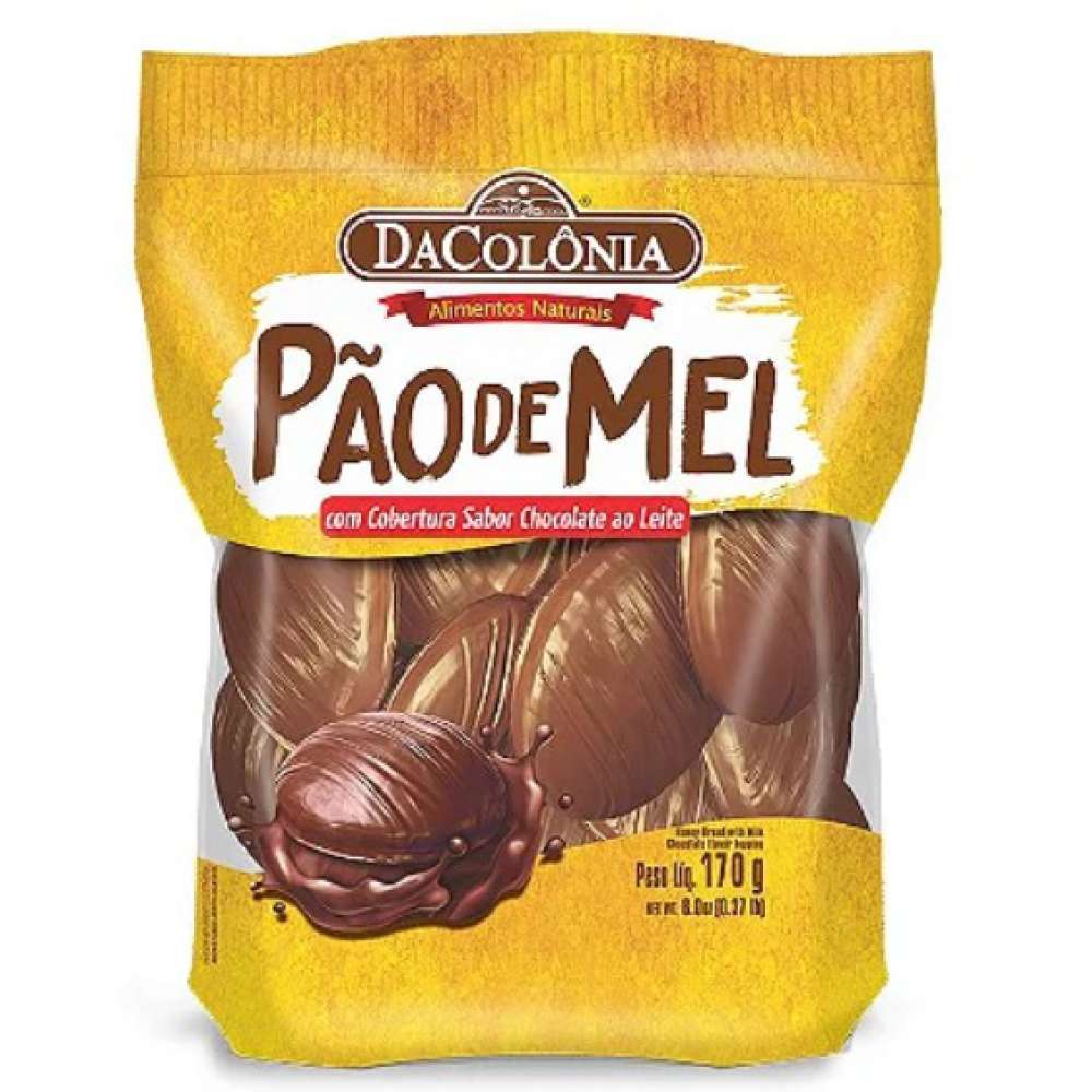 PÃO DE MEL COM CHOCOLATE  DACOLÔNIA 15 X 170G